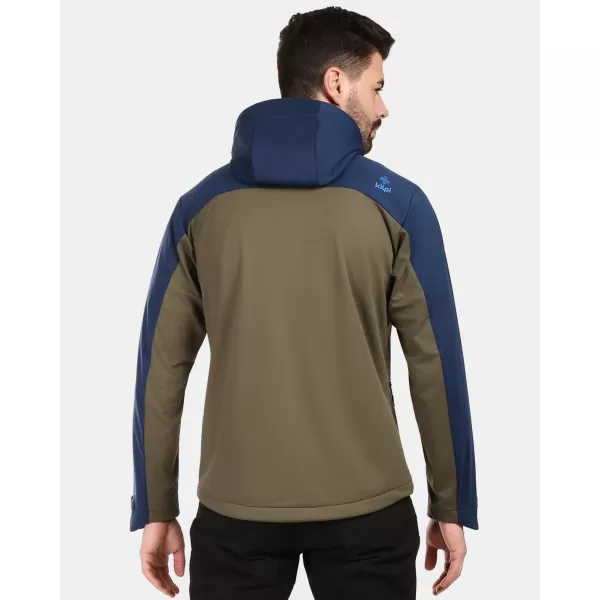  Jachetă softshell pentru bărbați KILPI ONTAVIO-M 1M0112KI KAKI 