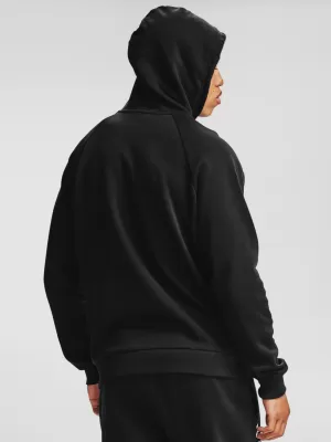 Hanorac pentru bărbați UNDER ARMOUR RIVAL FLEECE BOX LOGO HD 1357095-001 NEGRU