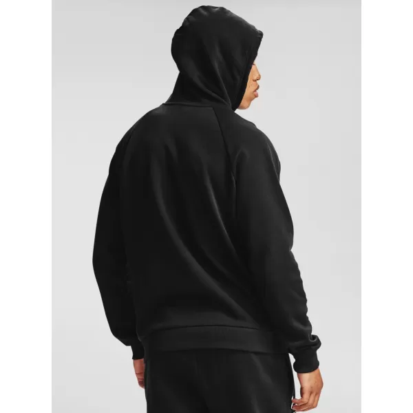  Hanorac pentru bărbați UNDER ARMOUR RIVAL FLEECE BOX LOGO HD 1357095-001 NEGRU 