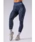Jambiere de damă NEBBIA PRIMAL 849 LEOPARD ALBASTRU ÎNCHIS