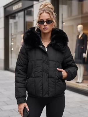 Geaca de dama DSTREET TY6037 NEGRU