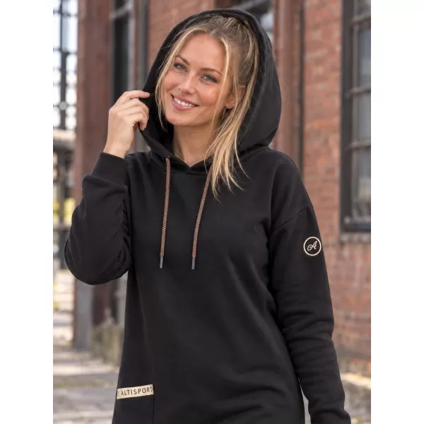  Hanorac de dama ALTISPORT IVIE NEGRU 
