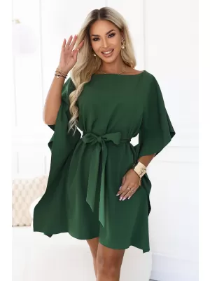 Rochie NUMOCO SOFIA 287-47 VERDE SMARALD