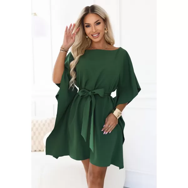  Rochie NUMOCO SOFIA 287-47 VERDE SMARALD 