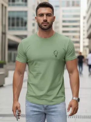 Tricou pentru bărbați DSTREET NX0137R-MO VERDE