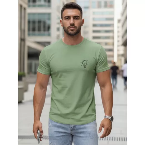  Tricou pentru bărbați DSTREET NX0137R-MO VERDE 