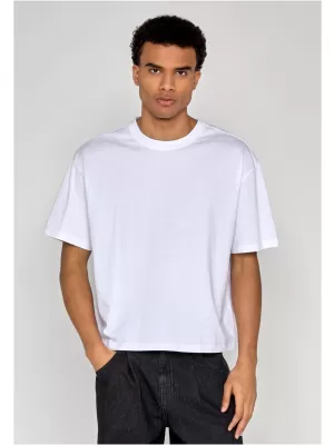 Tricou pentru bărbați URBAN CLASSICS TB8398-00220 ALB