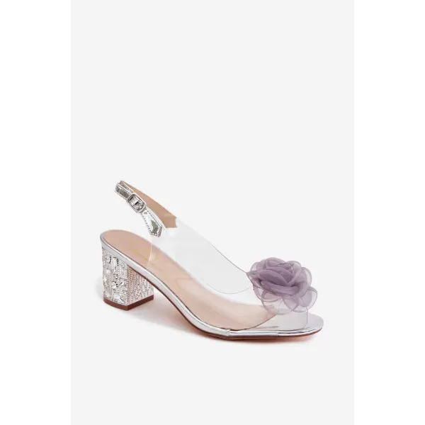  Sandale de dama D&A MR61-9011 ARGINT 