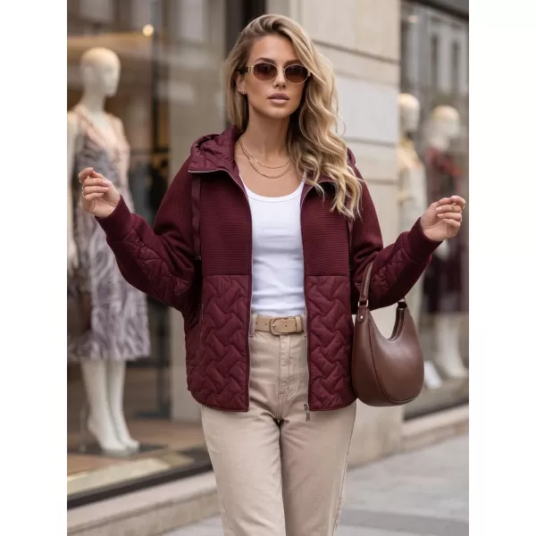  Geaca de dama DSTREET TY5916 BURGUNDIA 