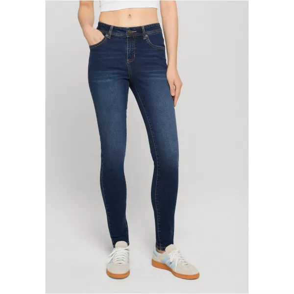  Pantaloni de dama URBAN CLASSICS TB8370 ALBASTRU ÎNCHIS SPĂLAT 