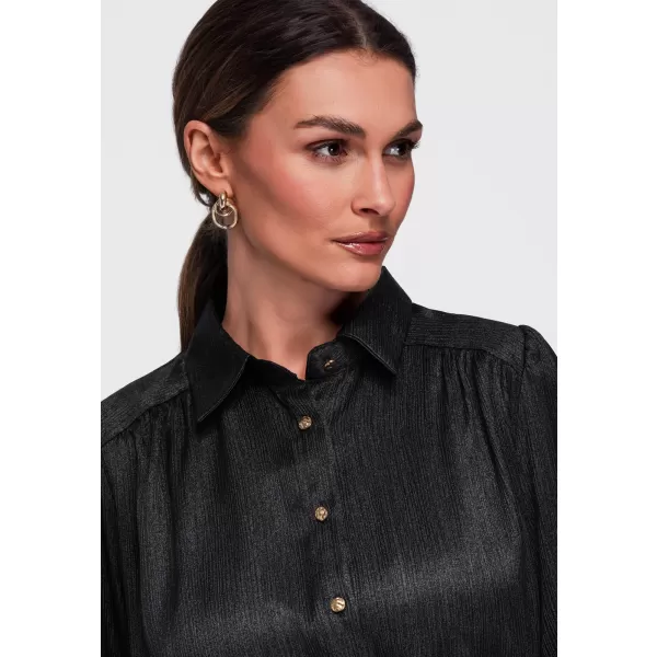  Cămașă de damă OMBRE OW-SH-E0071 NEGRU 