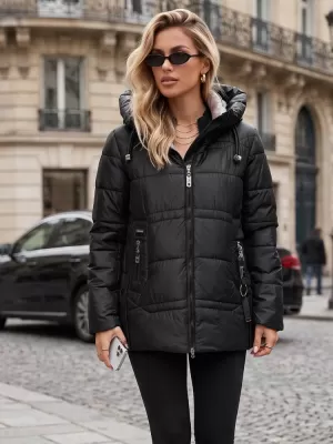 Geaca de dama DSTREET TY5950 NEGRU