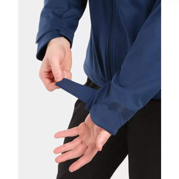  Jachetă softshell pentru bărbați KILPI ONTAVIO-M 1M0112KI ALBASTRU ÎNCHIS 