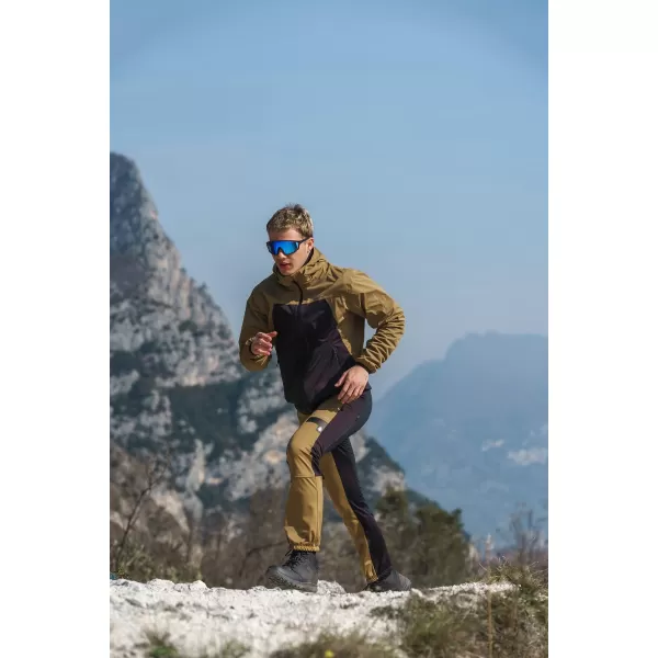  Jachetă softshell impermeabilă pentru bărbați NORDBLANC EXPEDITIOUS NBSSM8323 MARO 