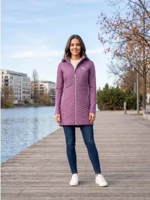 Palton hibrid de damă ALTISPORT IRYSA VIOLET