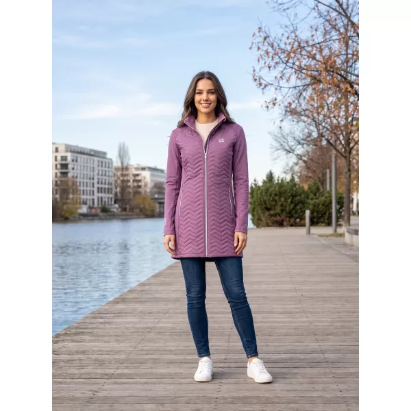  Palton hibrid de damă ALTISPORT IRYSA VIOLET 