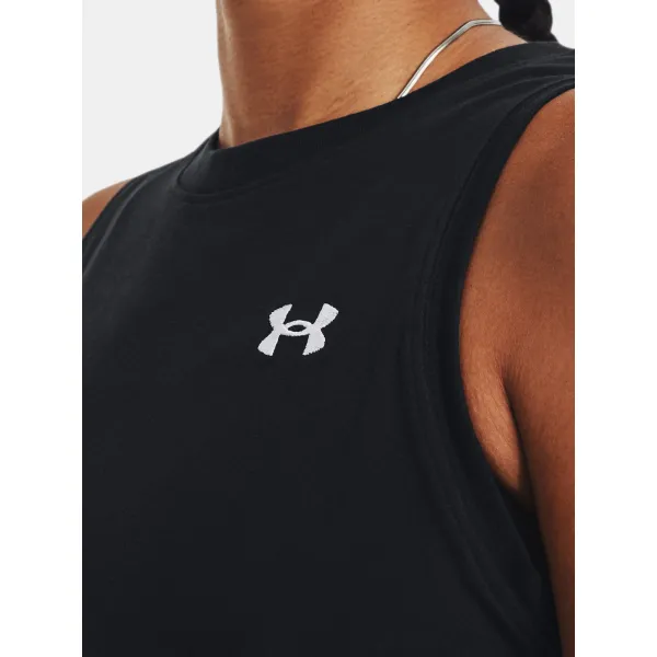  Maieu de damă UNDER ARMOUR UA ESSENTIAL CTTN STRCH TANK 1376959-001 NEGRU 