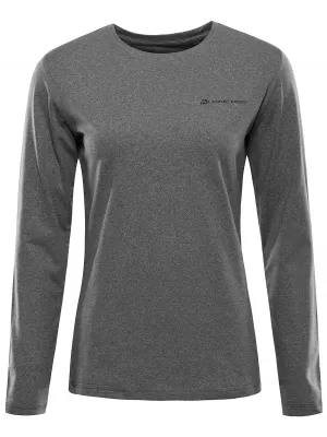 Tricou de damă cu uscare rapidă ALPINE PRO LOUSA PERLA AFUMATĂ