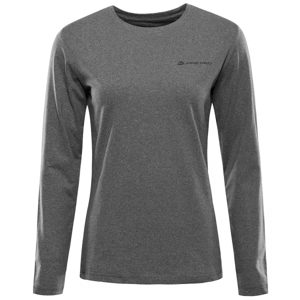  Tricou de damă cu uscare rapidă ALPINE PRO LOUSA PERLA AFUMATĂ 
