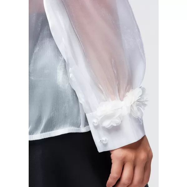  Bluza de dama OMBRE OW-TS-E0086 ALB 