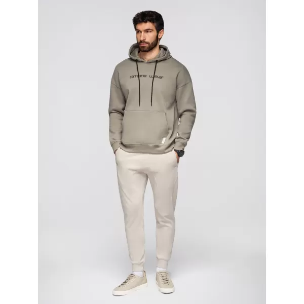  Pantaloni de trening pentru bărbați OMBRE OM-PABS-0305 BEJ DESCHIS 
