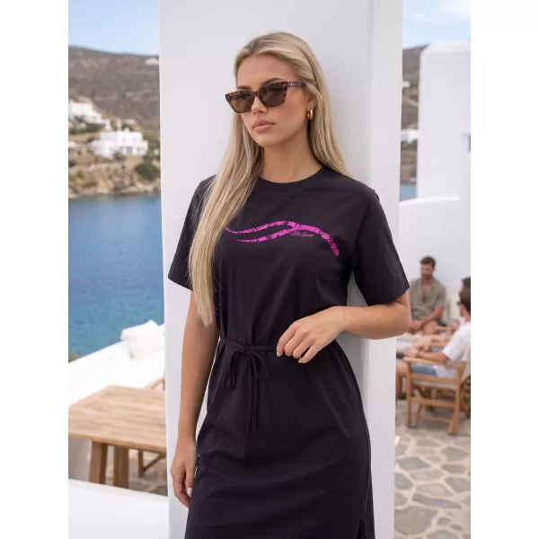 Rochie ALTISPORT ALW001816 ROZ NEGRU 