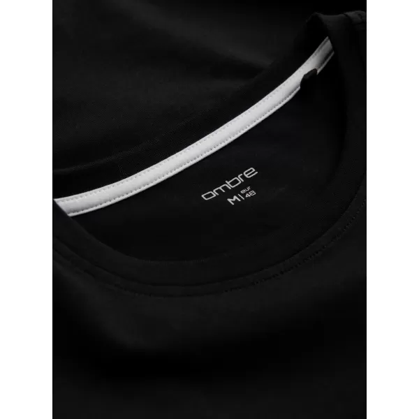  Tricou pentru bărbați OMBRE L175 NEGRU 