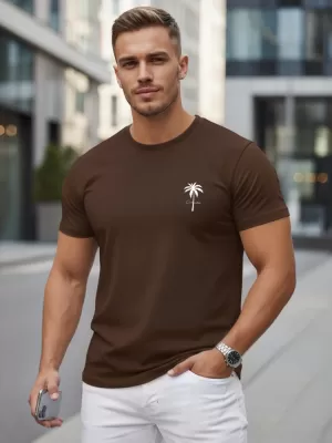 Tricou pentru bărbați DSTREET NX5126R-CH MARO
