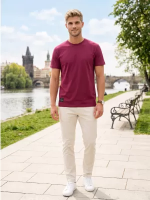 Tricou pentru bărbați ALTISPORT NP/ALMST20001 BURGUNDIA