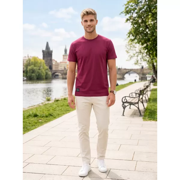  Tricou pentru bărbați ALTISPORT NP/ALMST20001 BURGUNDIA 