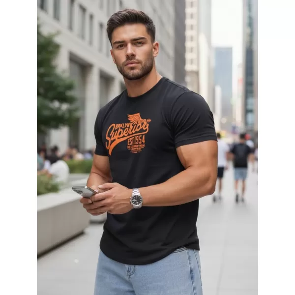  Tricou pentru bărbați DSTREET RX5366 NEGRU 