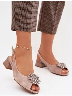 Sandale de dama D&A 41955-19 BEJ