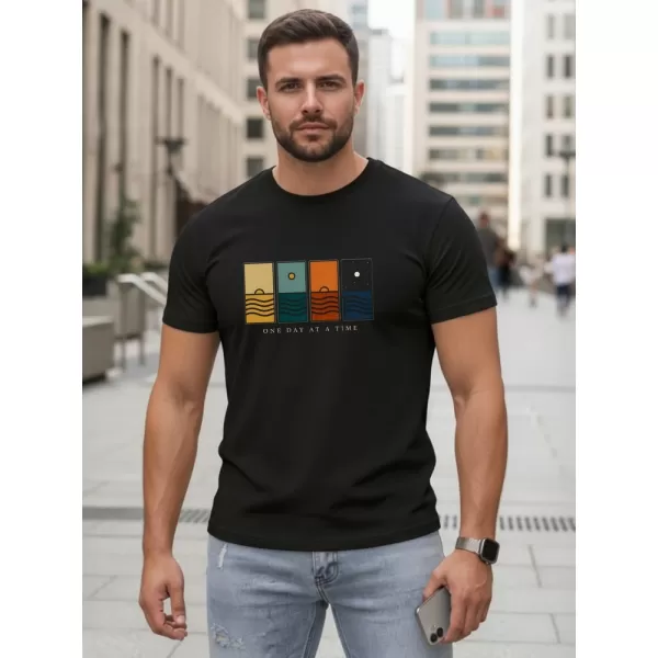  Tricou pentru bărbați DSTREET NX5103R-BK NEGRU 