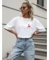 Tricou pentru femei DSTREET NX9507RY-WH-O ALB
