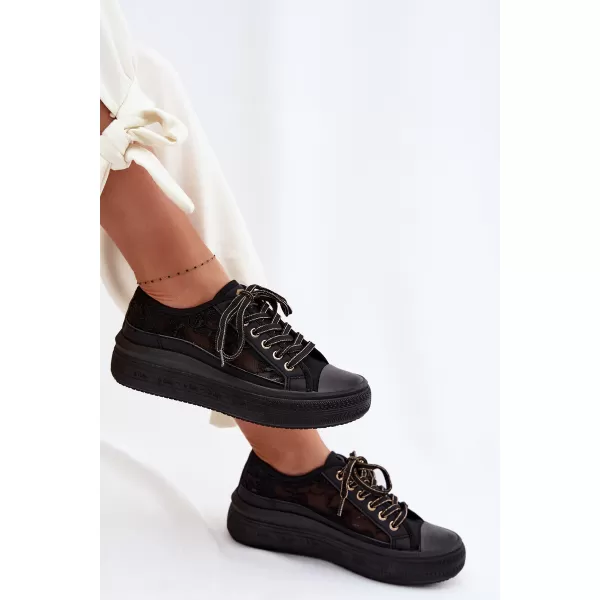  Adidași de damă LEE COOPER LCW-26-44-4479 NEGRU 