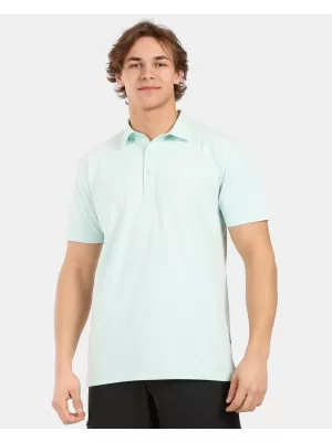 Tricou pentru bărbați cu guler KILPI OLIVA-M 1M0311KI MENTĂ