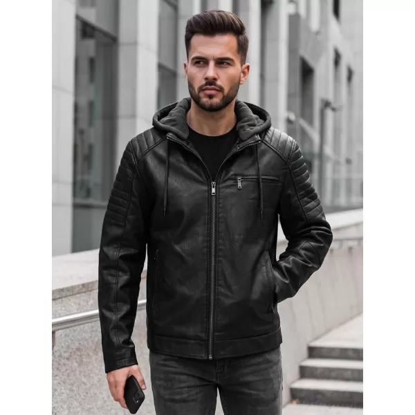  Jachetă pentru bărbați DSTREET TX5143 NEGRU 