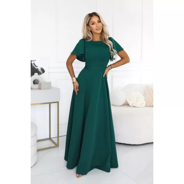  Rochie NUMOCO 694-5 VERDE STICLA 