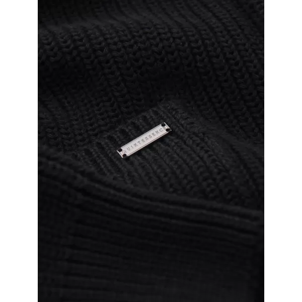  Cardigan pentru bărbați OMBRE OM-SWCD-0200 NEGRU 