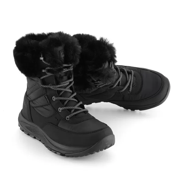  Cizme de iarna dama ALPINE PRO UGANA NEGRU 
