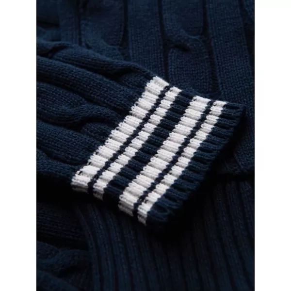  Cardigan pentru bărbați OMBRE OM-SWCD-0196 ALBASTRU MARIN 