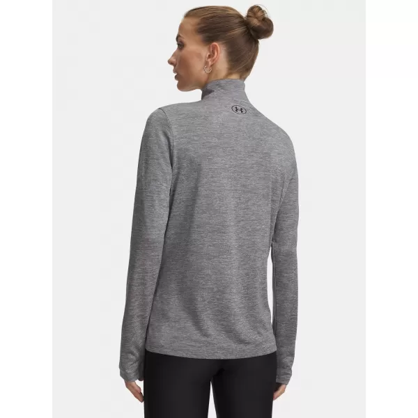  Tricou pentru femei UNDER ARMOUR TECH 1/2 ZIP- TWIST 1384225-709 VERDE 