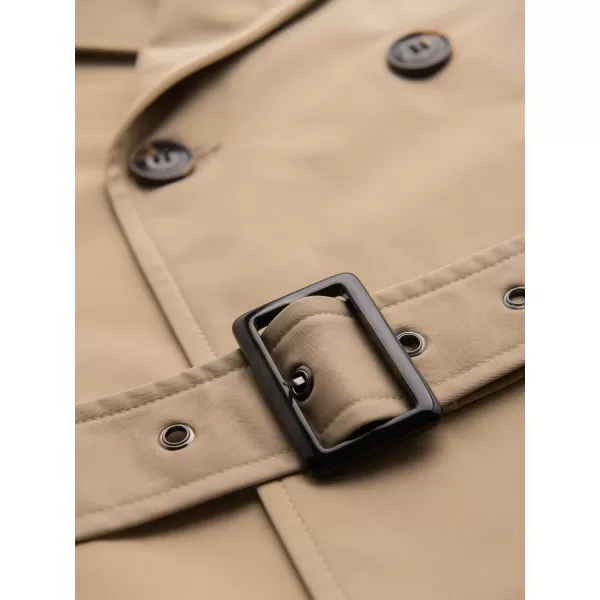 Palton pentru bărbați OMBRE OM-COLC-0146 BEJ 