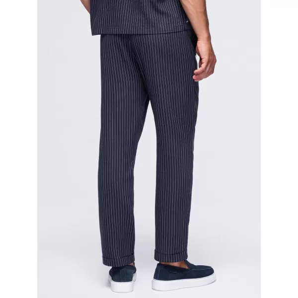  Pantaloni pentru bărbați OMBRE OM-PACP-0311 ALBASTRU MARIN 