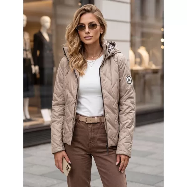  Geaca de dama DSTREET TY5774 CARAMEL 