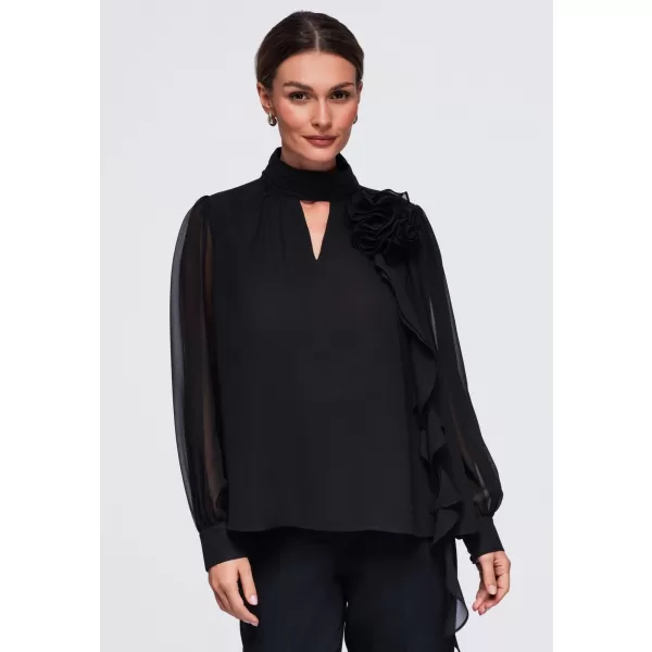  Bluza de dama OMBRE OW-TS-E0085 NEGRU 