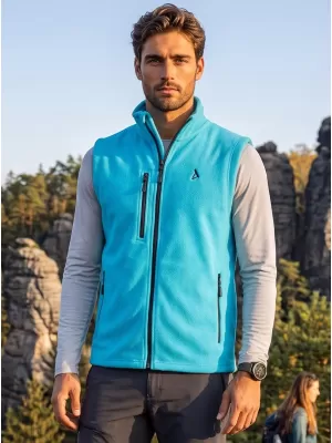 Vestă din lână pentru bărbați ALTISPORT ALM002525 TURCOAZ