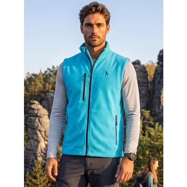  Vestă din lână pentru bărbați ALTISPORT ALM002525 TURCOAZ 