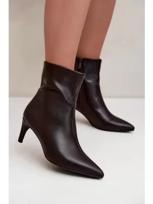 Botine de dama BOTO LQ-165 WINE RED
