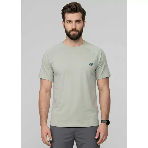  Tricou pentru bărbați 4F WAW25TTSHM2373 MENTĂ 